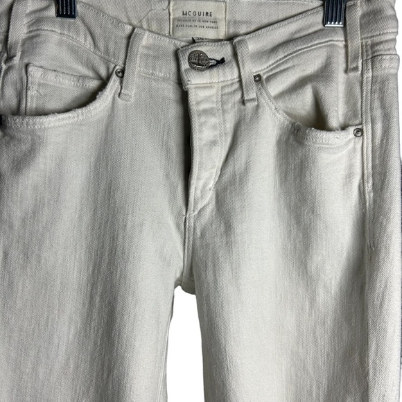 McGuire LA Distressed Mid Rise Straight Leg Jeans Sz 26 - Picture 7 of 16